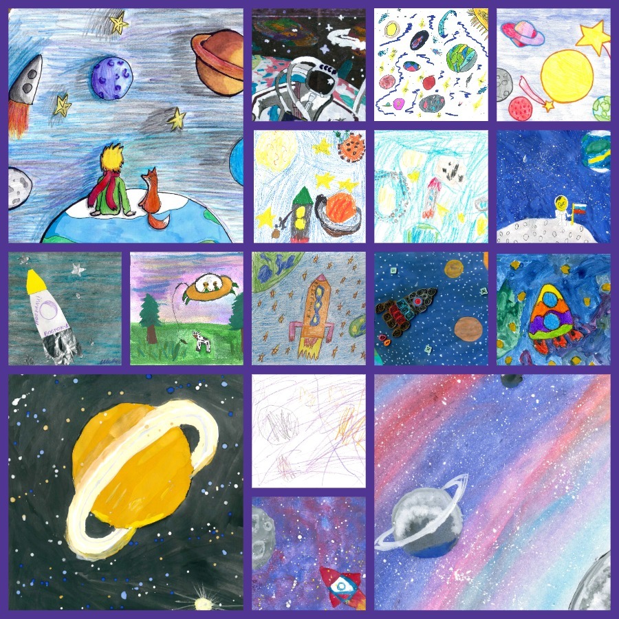 Коллаж День космонавтики